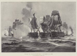 توا في خليج ترافالغار ، 21 أكتوبر 1805